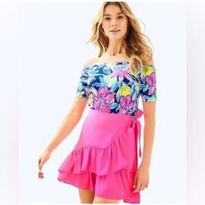 Lilly Pulitzer Wrap Skirt nwot sz 6